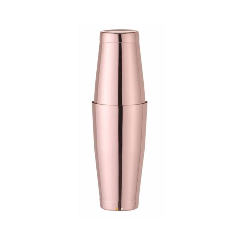 Shaker boston 2 pezzi in acciaio inox ramato cl 60-80