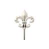 Brochetas de acero inoxidable Fleur de Li 11,5 cm