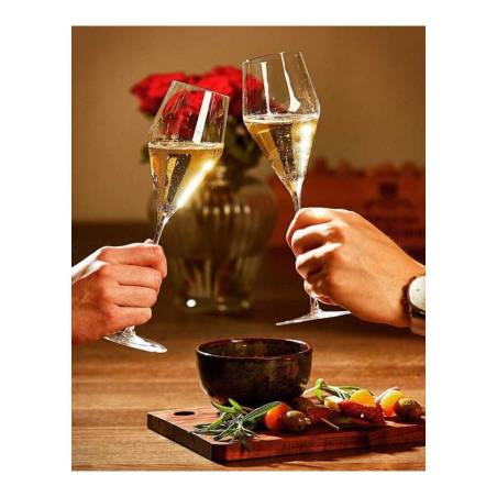 Denk'Art Zalto flûte en verre soufflé cl 26