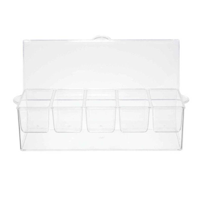 Porta condimenti Chiller 5 vaschette in plastica