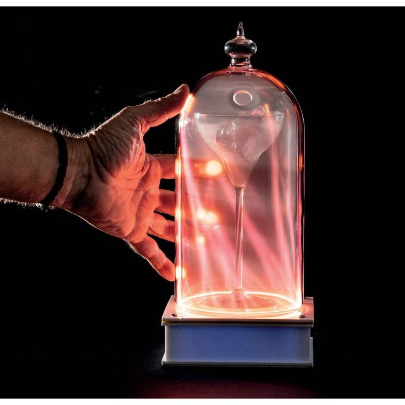 Cúpula Tesla con agujero 100% cristal Chef 12x26,5 cm