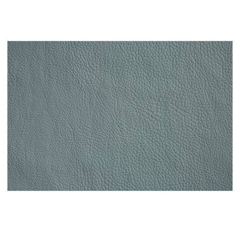 Monaco rectangular placemat in denim grey synthetic leather 30x45 cm