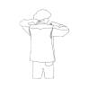 Nations Egochef Kochjacke aus Polyester und Baumwolle tg. L