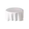 White porcelain pleated round podium riser cm 11.5