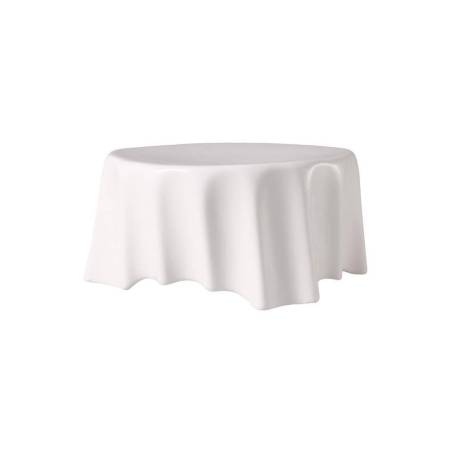Weißes Porzellan Plissé runder Kuchenständer 11,5 cm