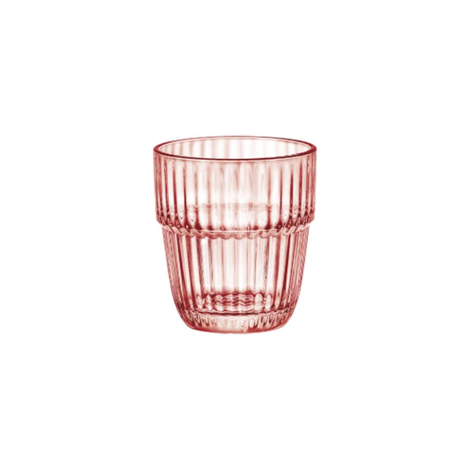 Bicchiere Barshine rocks Bormioli Rocco in vetro peach cl 30,5