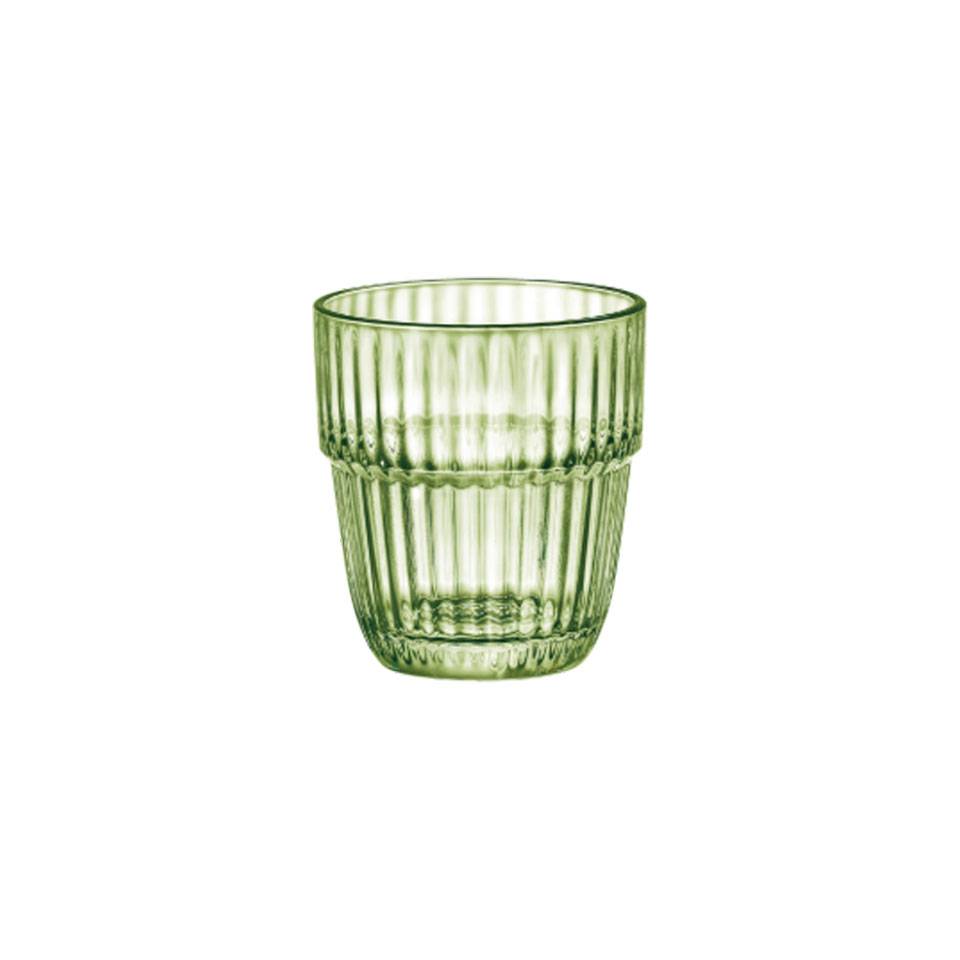 Bicchiere Barshine rocks Bormioli Rocco in vetro mint cl 30,5
