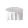 Soporte redondo de porcelana blanca plissé 16 cm