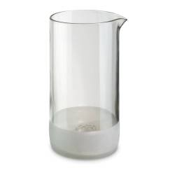 Caraffa I Was a Bottle in vetro trasparente e satinato lt 1