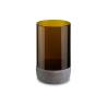 Bicchiere I Was a Bottle in vetro marrone e satinato cl 35,5