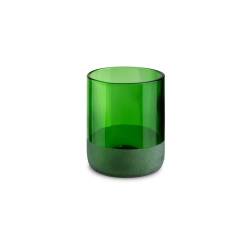 Bicchiere I Was a Bottle in vetro verde e satinato cl 25