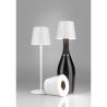 One Light Stem wiederaufladbarer LED-Lampenschirm weiß