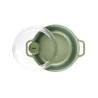 Dr. Green Risolì medium casserole 2 handles with lid in non-stick aluminum for induction cm 24