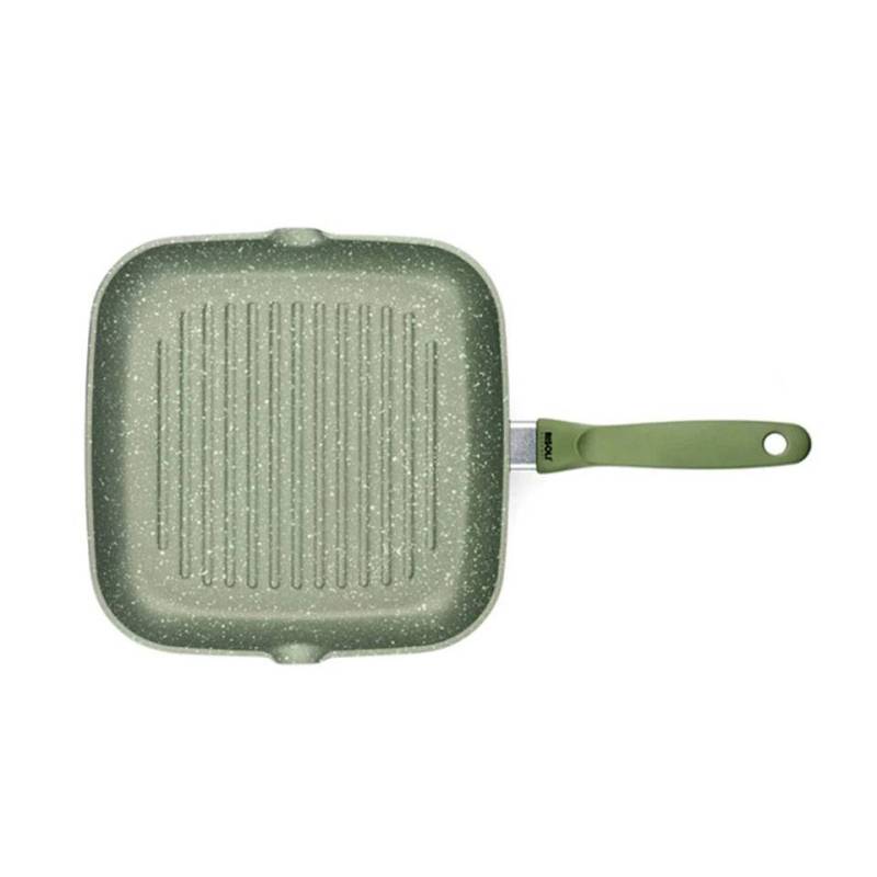 Dr. Green Risolì nonstick aluminum square steak pan for induction cm 26x26