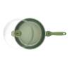 Dr. Green Risolì high one handle pan with lid in non-stick aluminum for induction cm 28