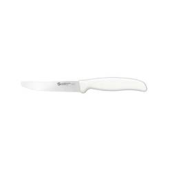 Supra Sanelli Ambrogio stainless steel table knife with white handle cm 11