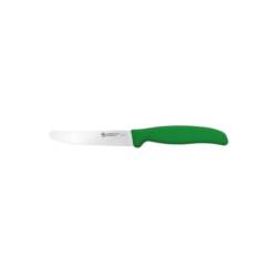 Supra Sanelli Ambrogio stainless steel table knife with green handle cm 11