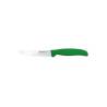 Supra Sanelli Ambrogio stainless steel table knife with green handle cm 11