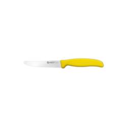 Supra Sanelli Ambrogio stainless steel table knife with yellow handle cm 11