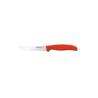 Supra Sanelli Ambrogio stainless steel table knife with red handle cm 11
