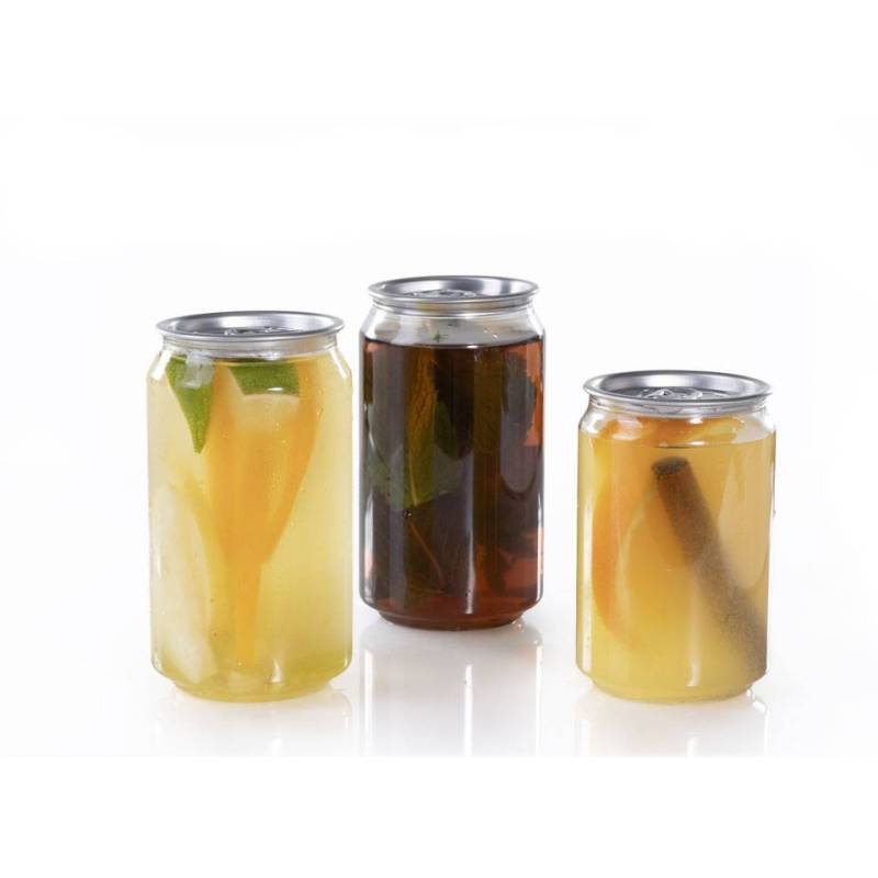 Bicchiere barattolo soda can 100% Chef in rpet cl 25