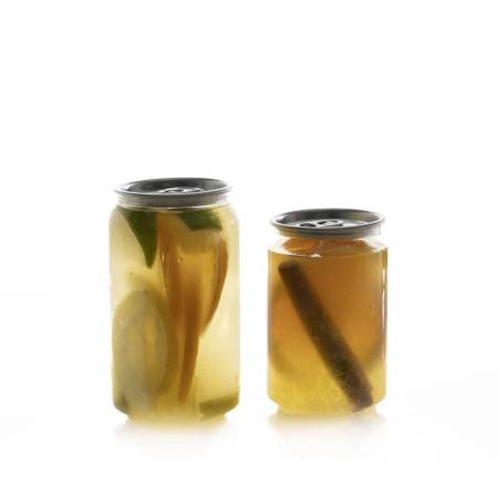 Bicchiere barattolo soda can 100% Chef in rpet cl 25