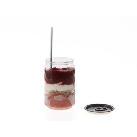 Bicchiere barattolo soda can 100% Chef in rpet cl 33