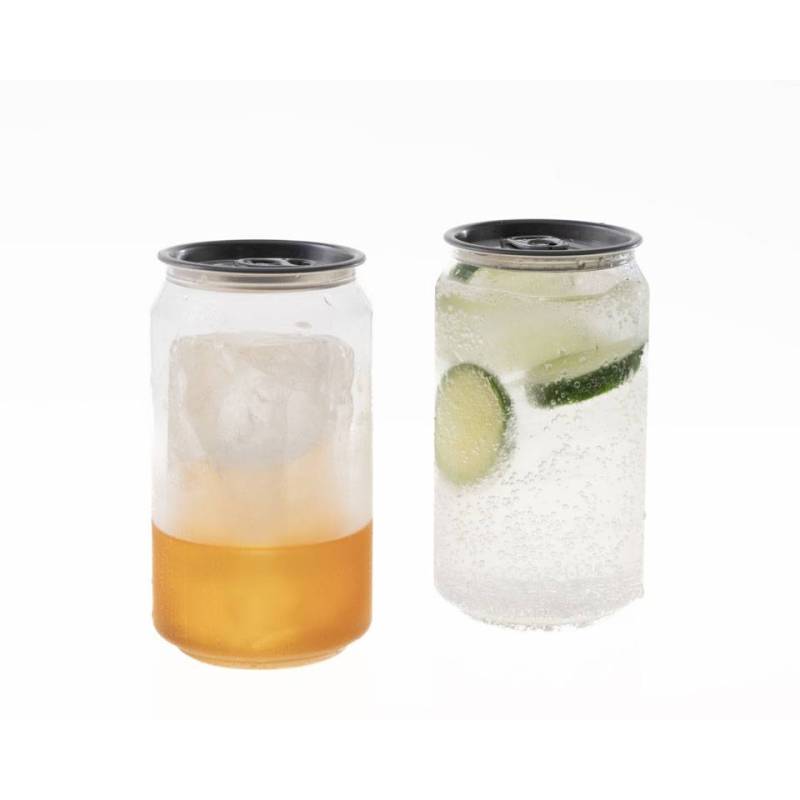 Bicchiere barattolo soda can 100% Chef in rpet cl 33