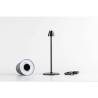 One Light Stem wiederaufladbarer LED-Lampenschirm schwarz