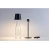 One Light Stem wiederaufladbarer LED-Lampenschirm schwarz