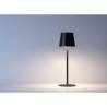One Light Stem wiederaufladbarer LED-Lampenschirm schwarz
