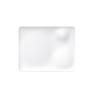 Rectangular plate The Tablet in matt white porcelain 25x20 cm