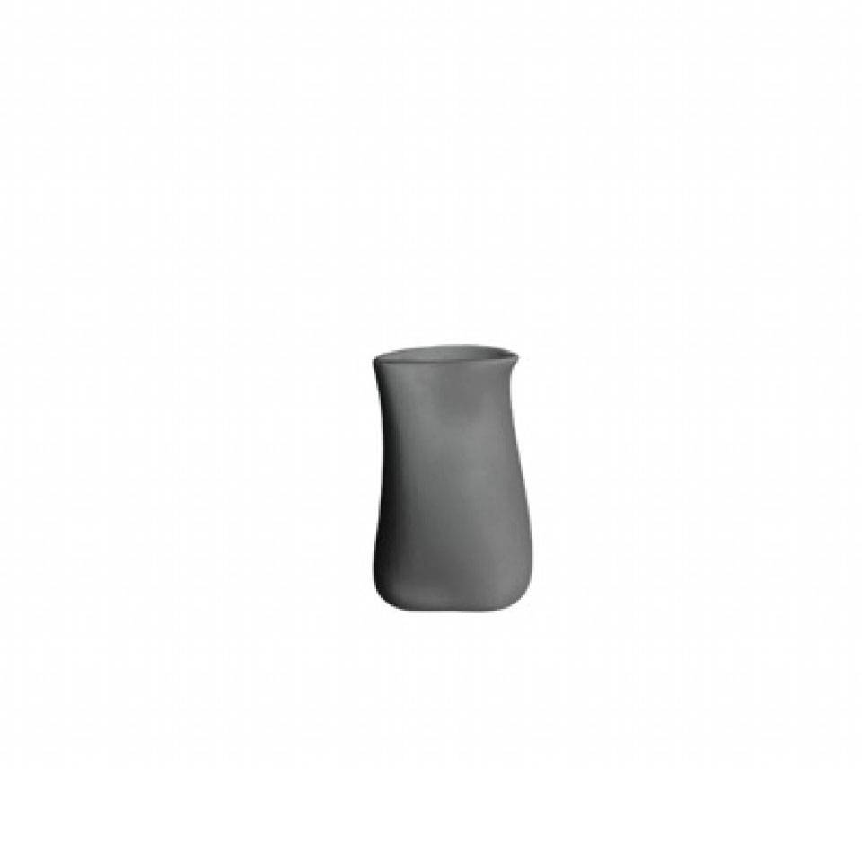 Lattiera/Salsiera Super Mini Jar Jelly in porcellana nero matt cl 5