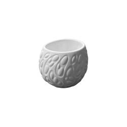 Rex Eggs S egg glass in matt white porcelain cl 30