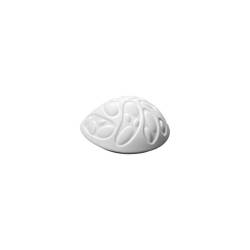 Rex Eggs S egg cup lid in matt white porcelain 7.5x7x3 cm