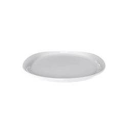 Naoto white porcelain flat plate cm 29x26.5x2.5