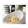 Coppetta Organic Jomon L in porcellana bianca matt e glaze cm 18x14x9