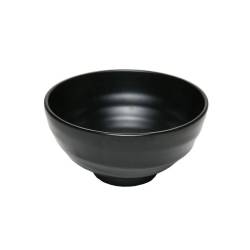 Coppetta tonda in melamina nera cm 19