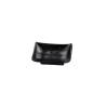 Coppetta rettangolare in melamina nera cm 10x6,5