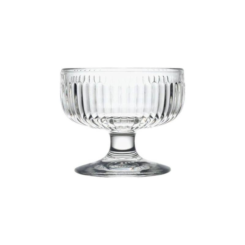 Tahiti ice cream and fruit salad cup in glass cl 23
