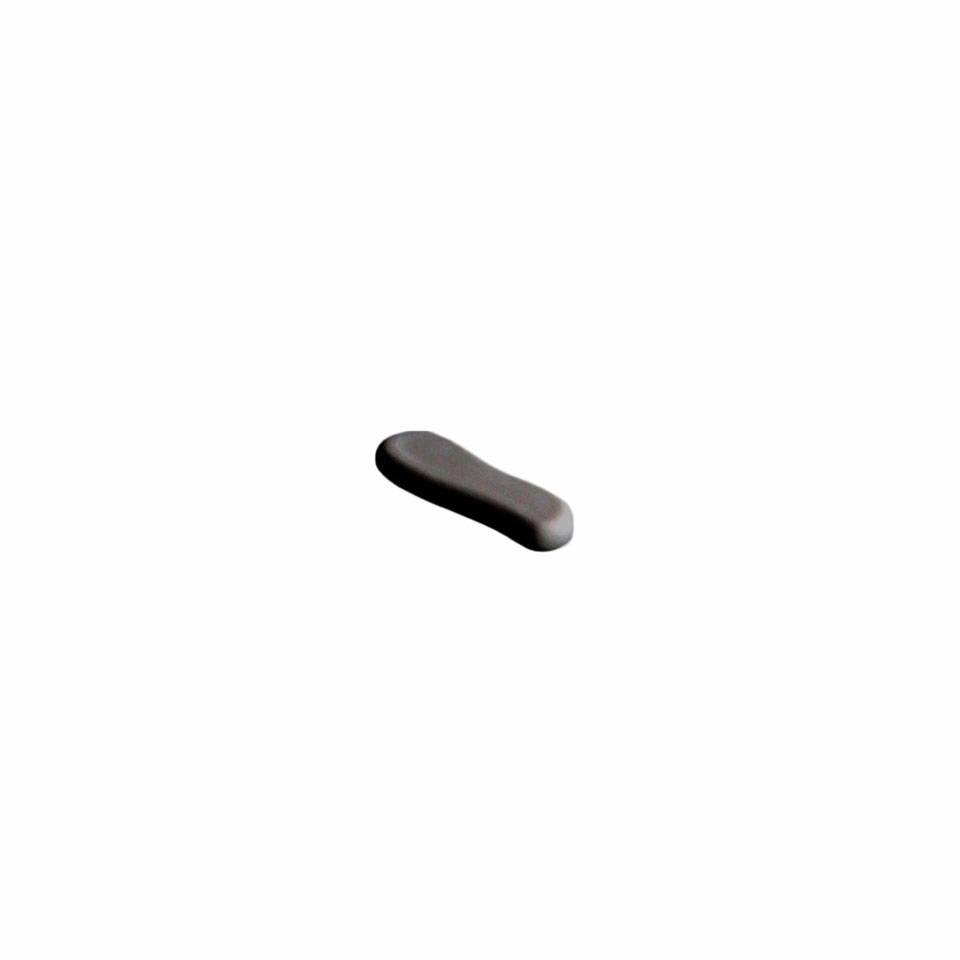 Jelly black beltz porcelain cutlery rest 6.5x2.5 cm