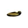 Coppetta Organic Jomon S Gold in porcellana bianca e oro cm 14x11x4
