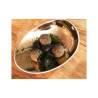 Coppetta Organic Jomon S Gold in porcellana bianca e oro cm 14x11x4