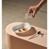 Porcelana blanca mate Super Mini Tarro Gelatina cl 5