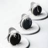 Piattino appetizer tondo Gochi Baby in porcellana bianca matt cm 8,5x4