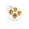 Gochi Baby matt white porcelain round appetizer saucer cm 8.5x4