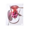 Organic Gochi Twins matt white porcelain appetizer plate 24.5x12x9.7 cm