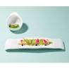 Coppetta Organic The Tablet in porcellana bianca matt cm 12x10x8,7