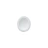 Organic Jo 1 saucer in matt white porcelain 8.8x7.7 cm