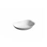 Organic Jelly cup in matt white porcelain cm 21x15.5x5